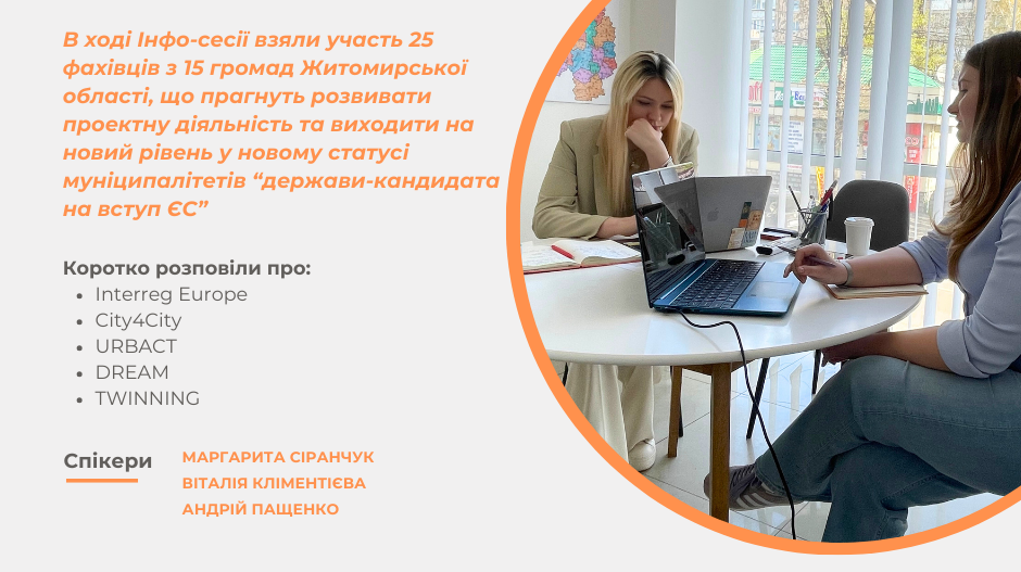 Інформаційна сесія для громад Житомирщин